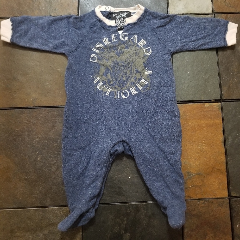 Juicy Couture Baby  Footed Romper